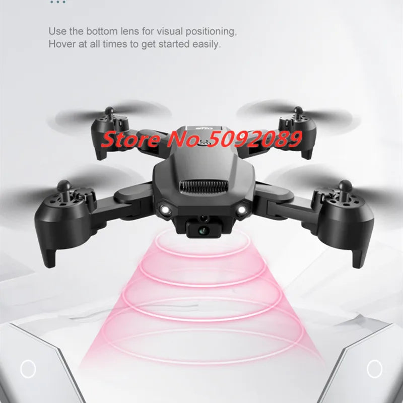 Three-Way Obstacle Avoidance Helicopter Dron With 6K Dual Camera Optical Flow Hovering Aircraft Height Hold  Drone Toy Boy Gifts