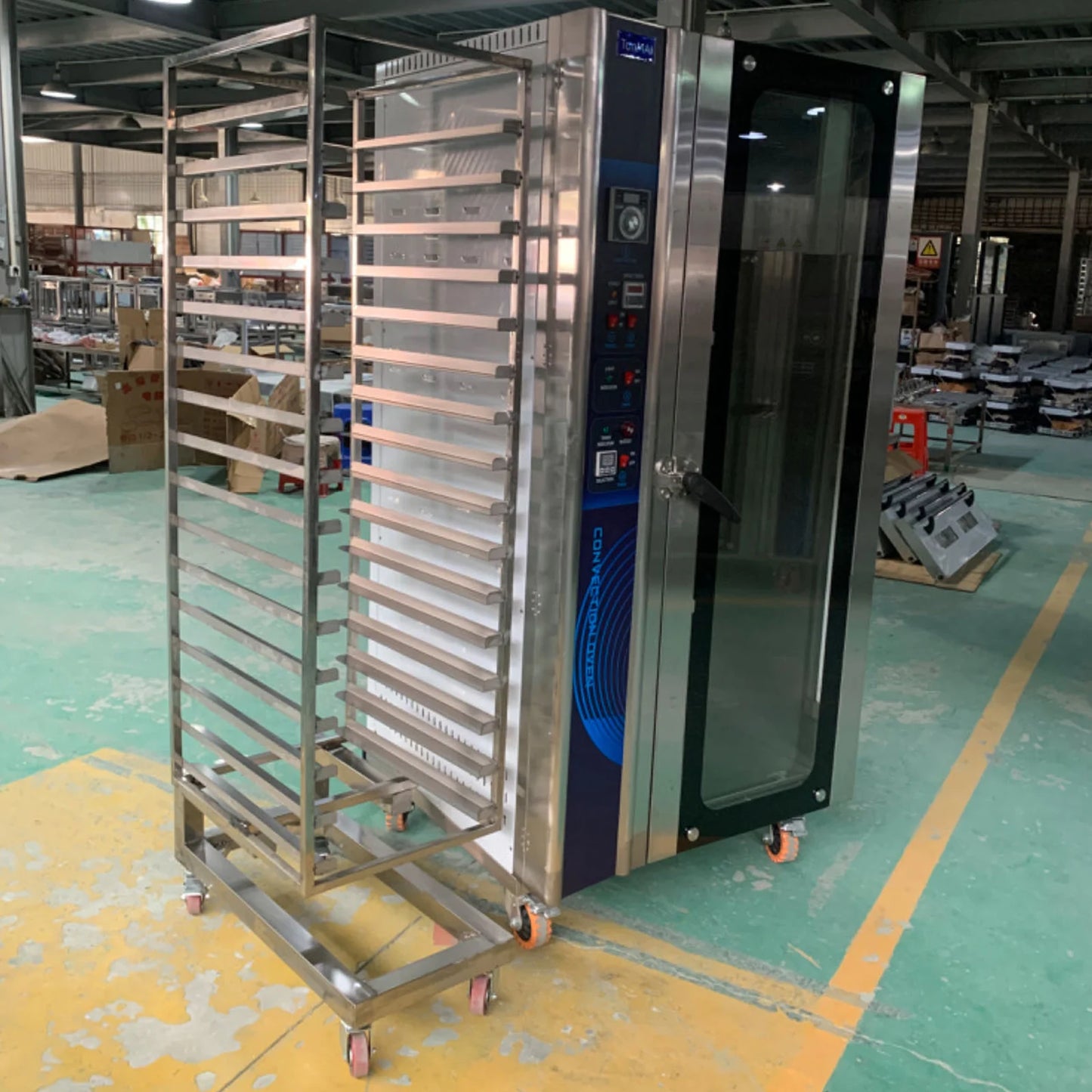 Baking OvenCommercial Catering Restaurant Bread Oven Price Big Bakery Hot Air 16 Trays Convection For Hotel