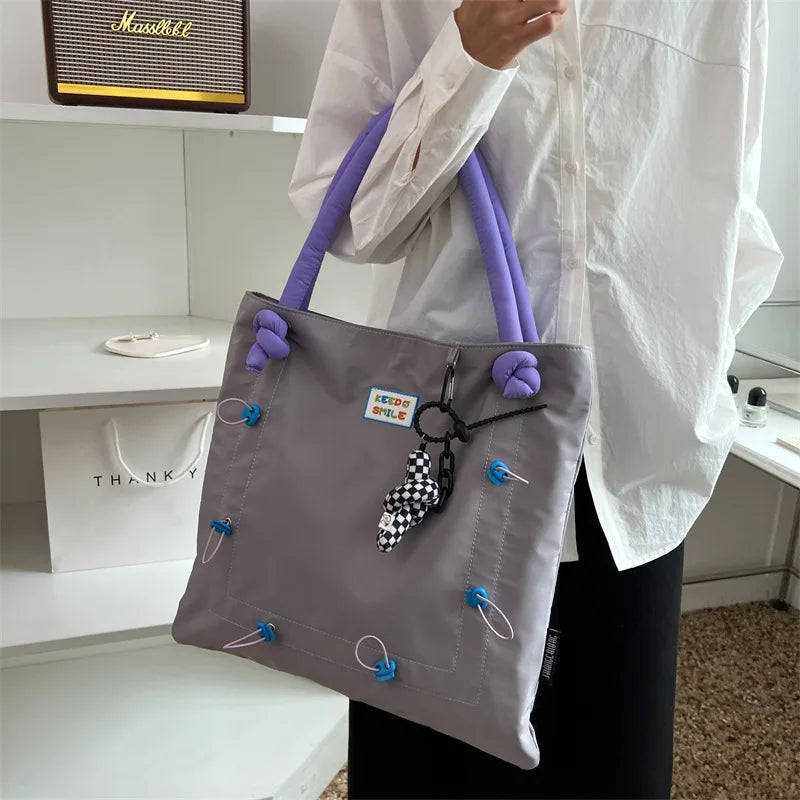 Hand Bags for Women Simple 2023 Autumn New Fashion Large Capacity Casual Simple Purses and Handbags Women Shoulder Bags