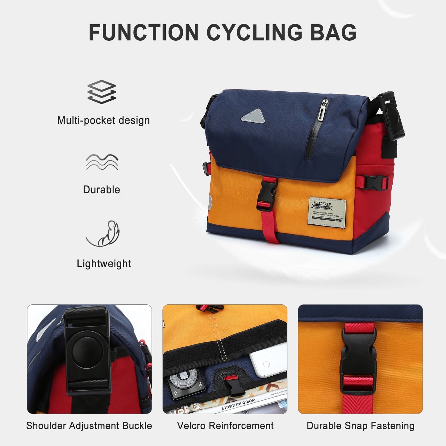 Men's Shoulder Bag Casual Waist Bag Phone Money Chest Bag Messenger Bag Cycling School Fanny Packs Mailman Bags Bolsa Masculina