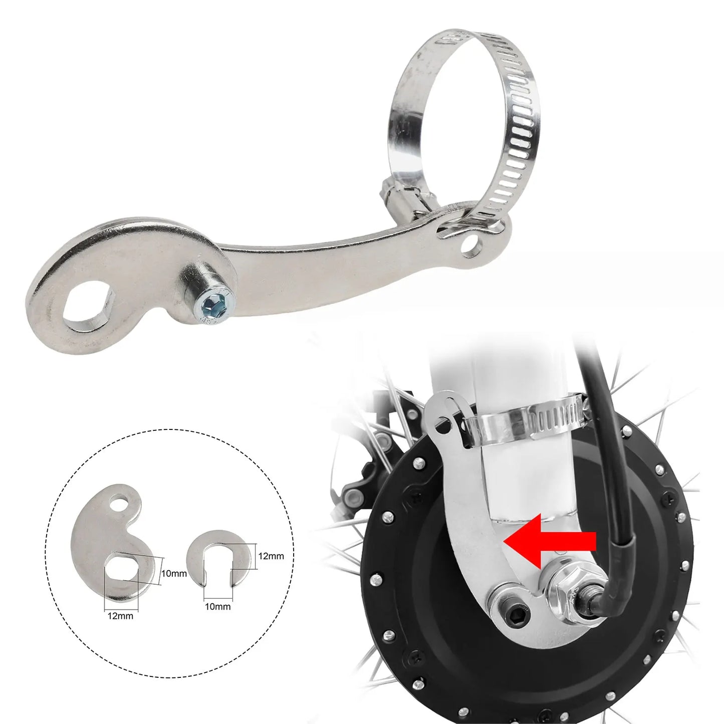 Electric Bike Torque Arm- Accessory For M12 Torque Limb For MXUS For Bafang High-Speed Hub Motor E-Bike Accessories