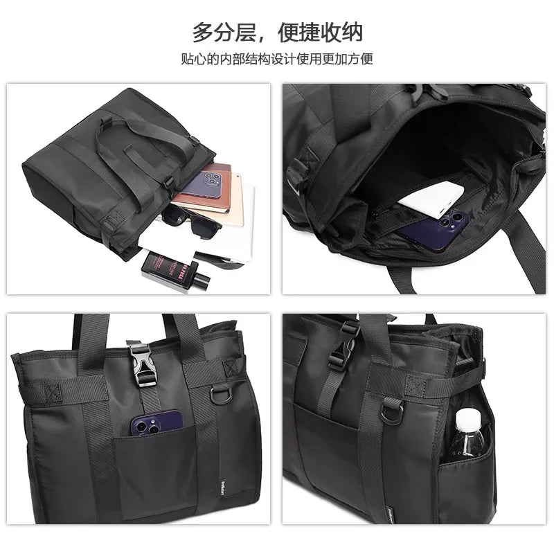 Men's Oxford Messenger Bag Designer Function Handbag Men Sling Satchel bag Shoulder Crossbody bags for Men bolso hombre сумка 가방