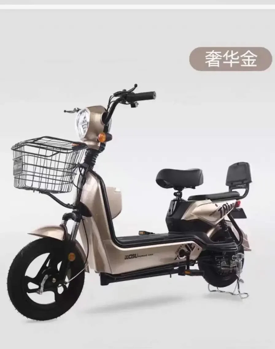 2 wheel cheap new 350w 500w 48v electric moped bike with pedals electrica ebike scooter electric bike bicycle