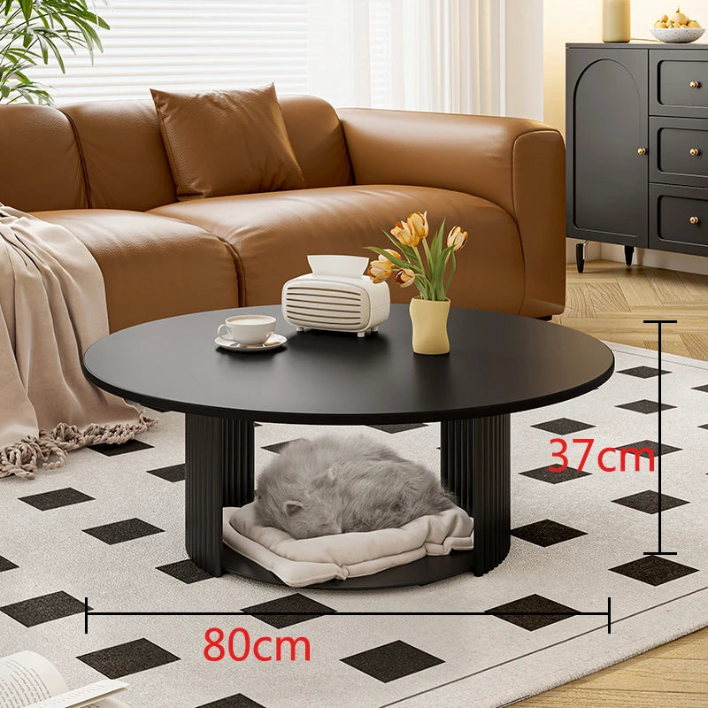 Tables Luxury Coffee Tables Round Modern Minimalist Premium Coffee Tables Rounddesign Glam Mesa Centro Salon Home Furniture