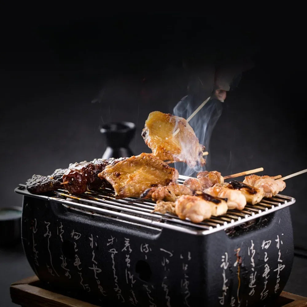 Bbq Grill Outdoors Barbecue Grill Furnace Stove Barbecue Portable Grill Outdoor Stove Save Space Charcoal Furnace High-capacity