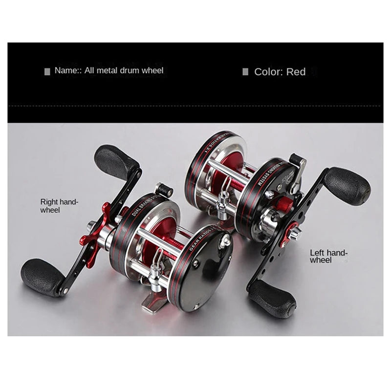 Trolling Reels Drum Fishing Reels Sea Fishing Reels Large Line Capacity Bait Fishing Reels