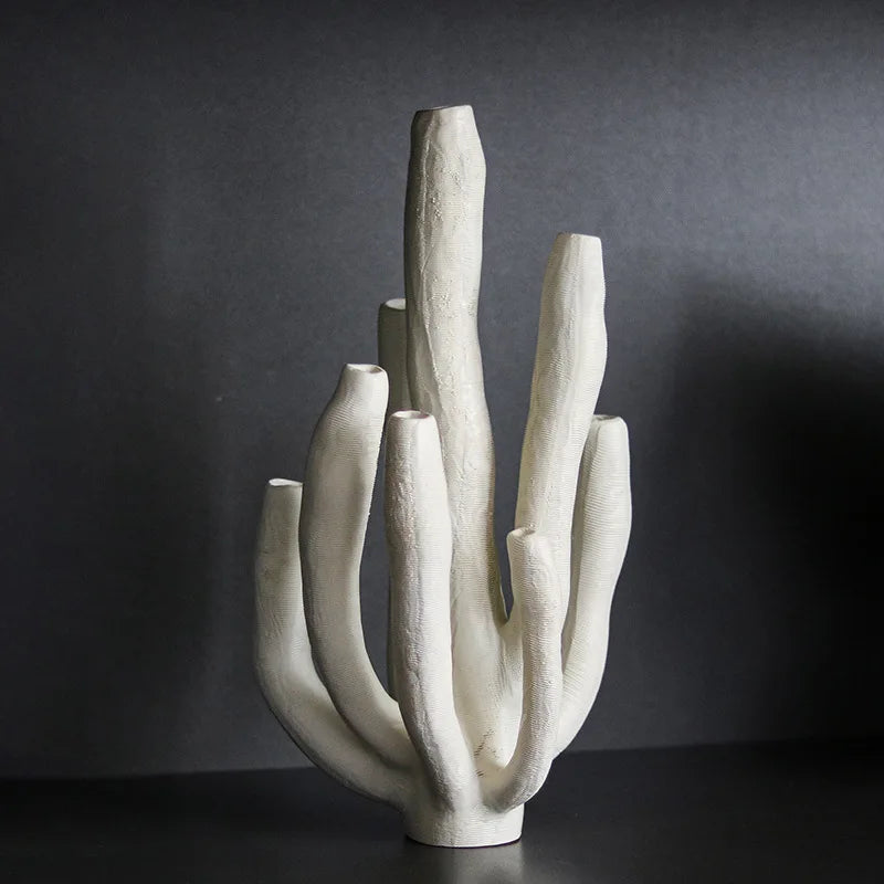 Decorative Figurines Branch Resin Handicraft Statues Artificial Coral Irregular Marine Organism Coral Figurines Home Decoration
