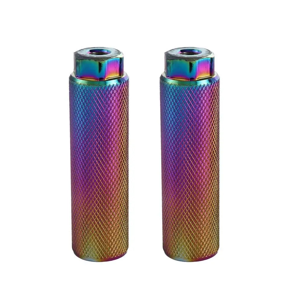 Accessories Mountain Bike 3/8'' Axle BMX Pegs Aluminum Alloy Bike Pegs Bicycle Pedals Cycling Stunt Pegs Bike Footrest Lever