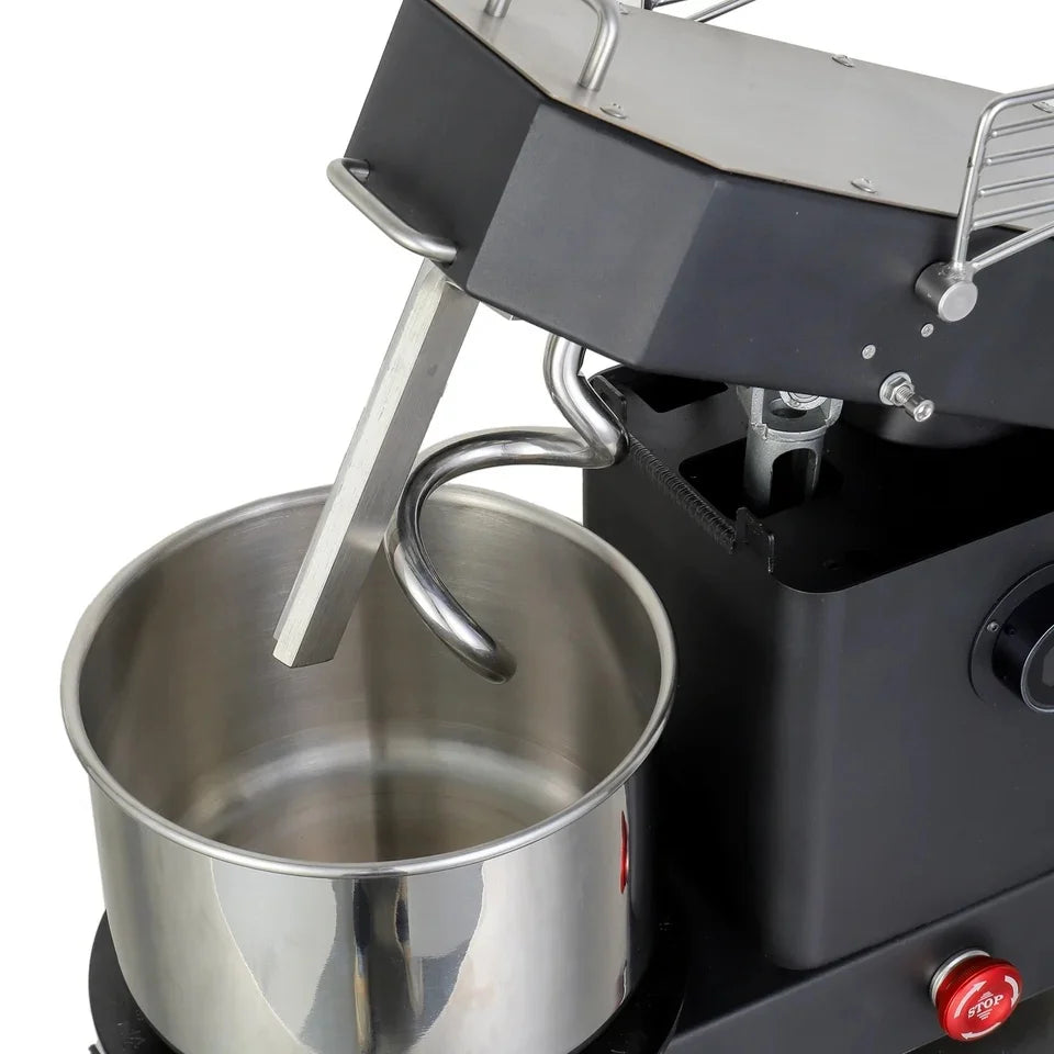 Mini Table Top Food Mixers 5L/10L/15L/12L Capacity 5kg/3kg Spiral Bread Dough Mixer Accessories for Bakery for Wheat Fruit Water