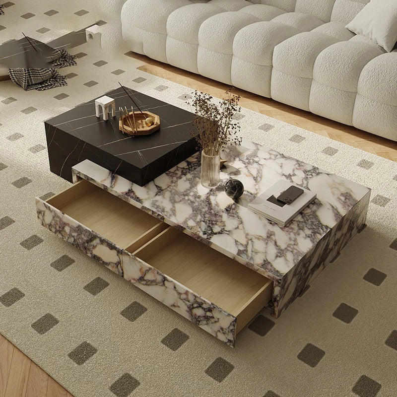 European Luxury Coffee Table Beauty Trendy Elegant Unique Coffee Tables Space Saving Mesa De Centro Sala Living Room Furniture