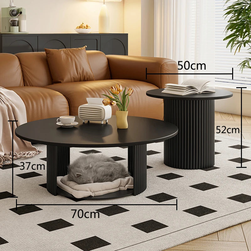 Tables Luxury Coffee Tables Round Modern Minimalist Premium Coffee Tables Rounddesign Glam Mesa Centro Salon Home Furniture