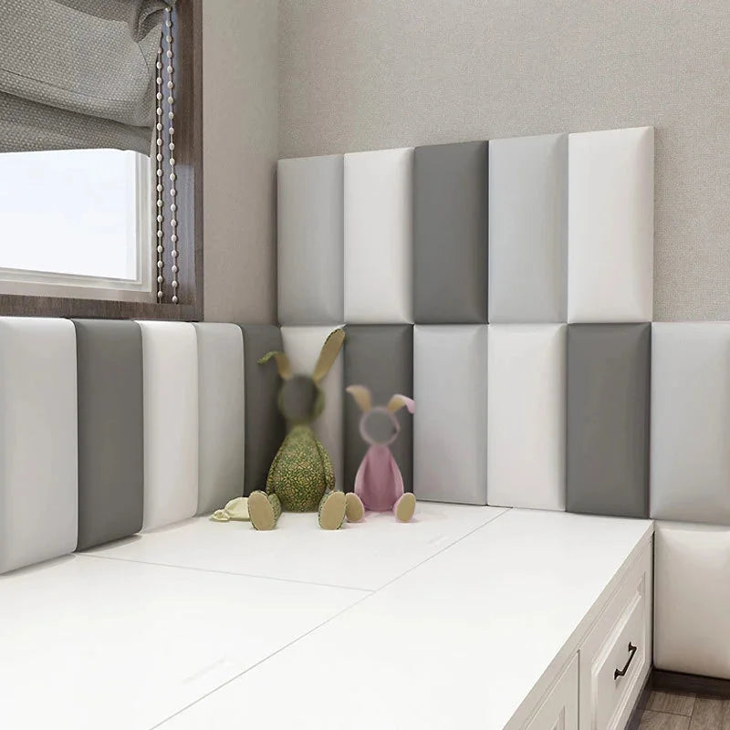 Bed Headboards 3D Wall Sticker Self-adhesive Head Board Wall Panels Cabecero Cama 135 Bed Head Tete De Lit Cabezal De Cama