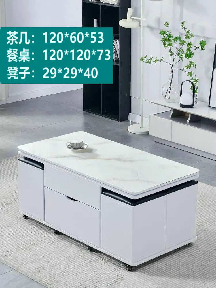 Storage Lifting Coffee Table Modern Luxury Designer Clear Cheap Side Table Aesthetic Lounge Living Room Kaffee Tische Furniture