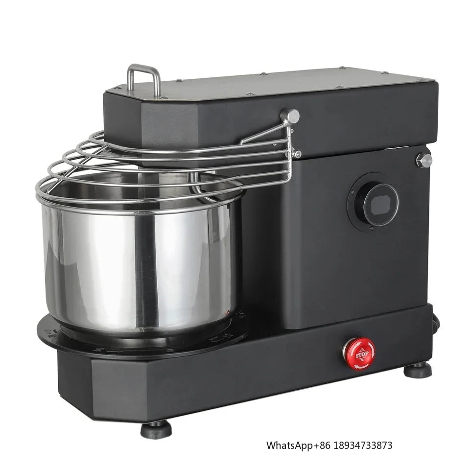 Mini Table Top Food Mixers 5L/10L/15L/12L Capacity 5kg/3kg Spiral Bread Dough Mixer Accessories for Bakery for Wheat Fruit Water
