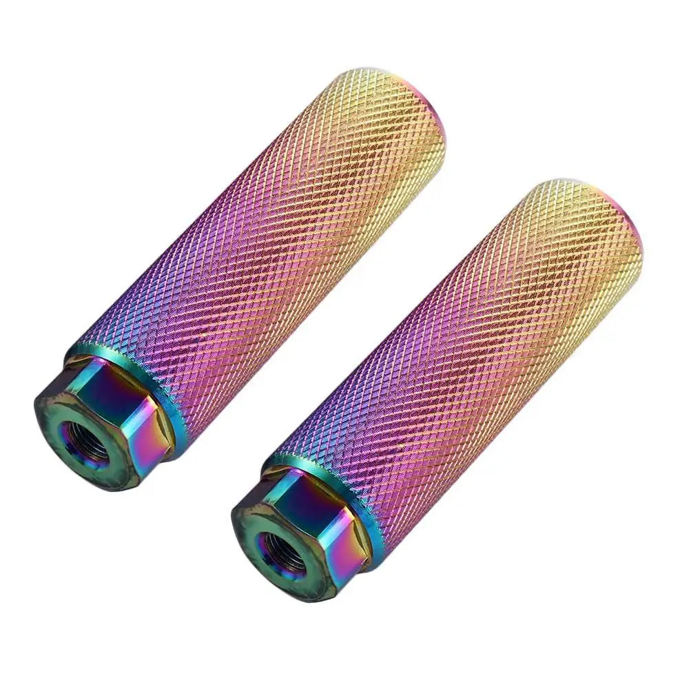 Accessories Mountain Bike 3/8'' Axle BMX Pegs Aluminum Alloy Bike Pegs Bicycle Pedals Cycling Stunt Pegs Bike Footrest Lever