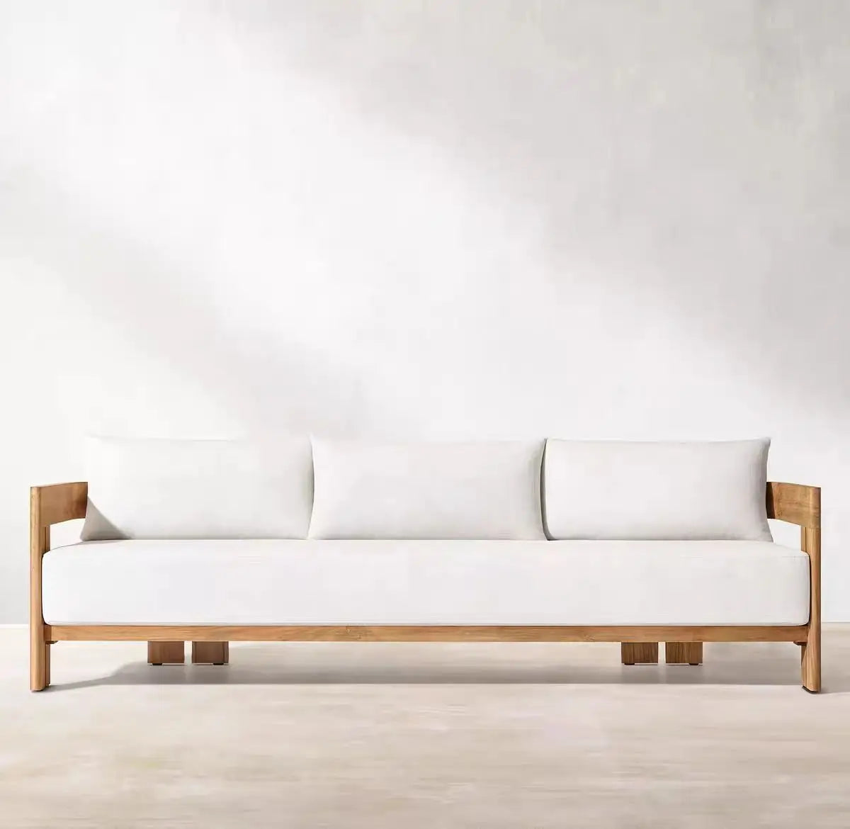 Luxury Garden Furniture Teak Wood Outdoor Furniture Patio Sofa