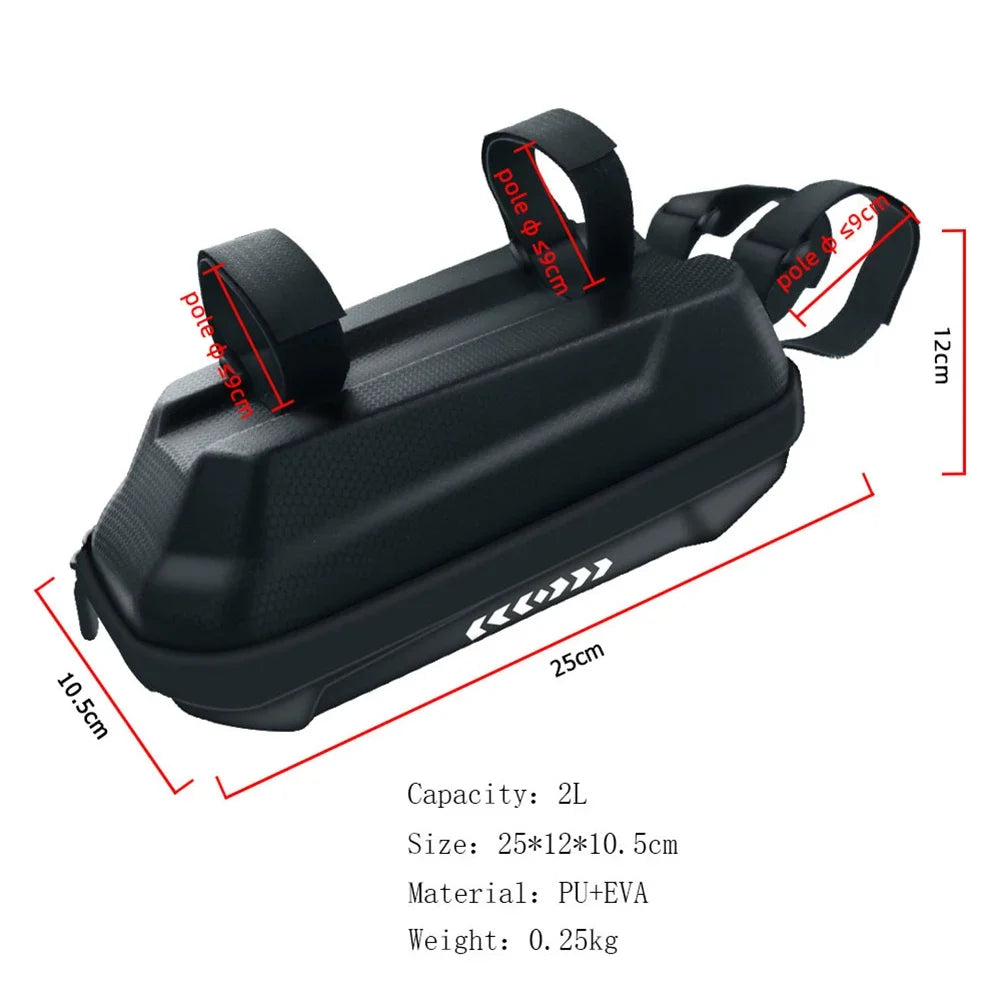 2L Electric Scooter Bag Accessories Electric Vehicle Bag Waterproof Scooter Front Bag Bike Bag Parts Rainproof Handlebar Bag New