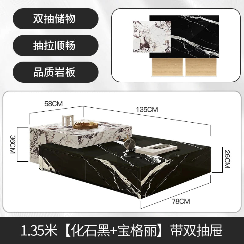 European Luxury Coffee Table Beauty Trendy Elegant Unique Coffee Tables Space Saving Mesa De Centro Sala Living Room Furniture